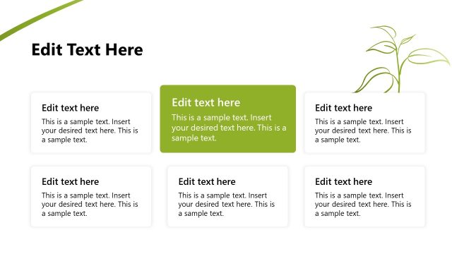 Hydroponic Business Template Slide