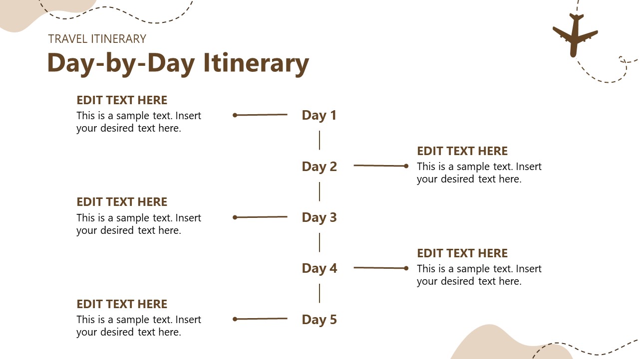 Travel Itinerary PowerPoint Template Travel Itinerary PowerPoint Template