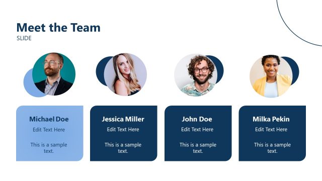 Meet the Team Slide with Images
