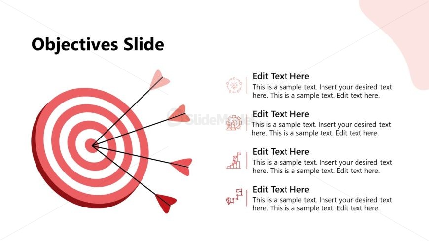 Project Overview Template - Objectives Presentation Slide