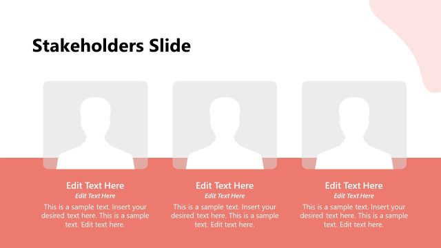 Stakeholder Slide with Person Image Placeholders