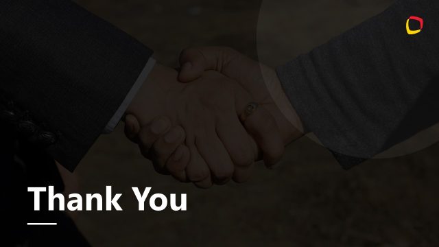 Conflict Resolution PPT Template – Thank You Slide