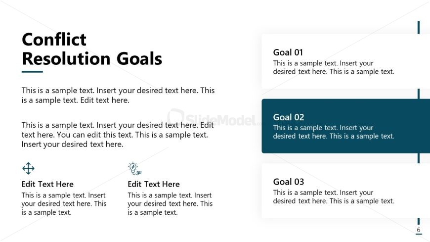 Conflict Resolution Template for Presentation