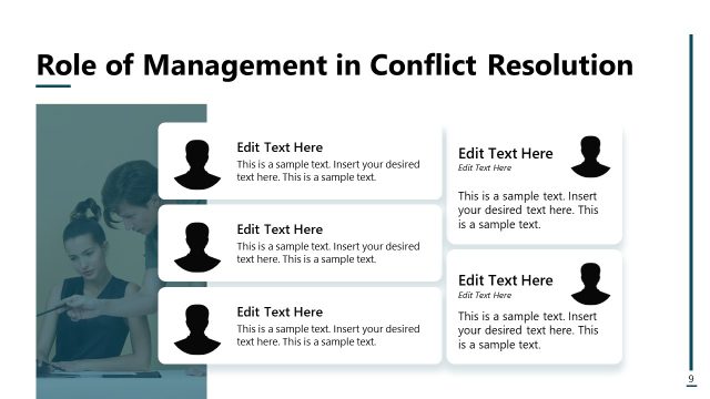 Role of Management Conflict Resolution Slide