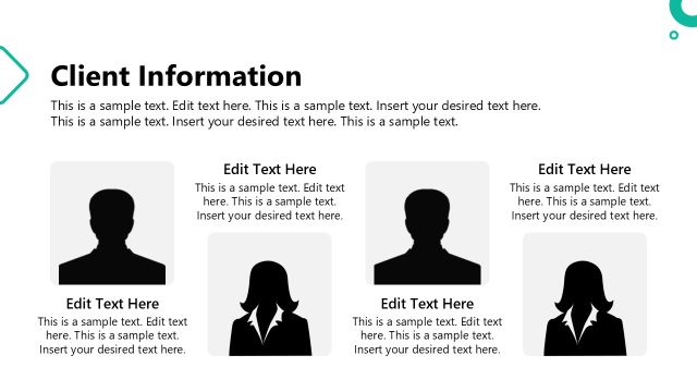 Client Information Slide – Digital Marketing Proposal PPT Template