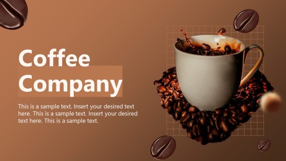 Coffee Company Profile PowerPoint Template