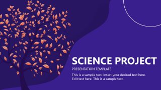 Science Project Template Slide 