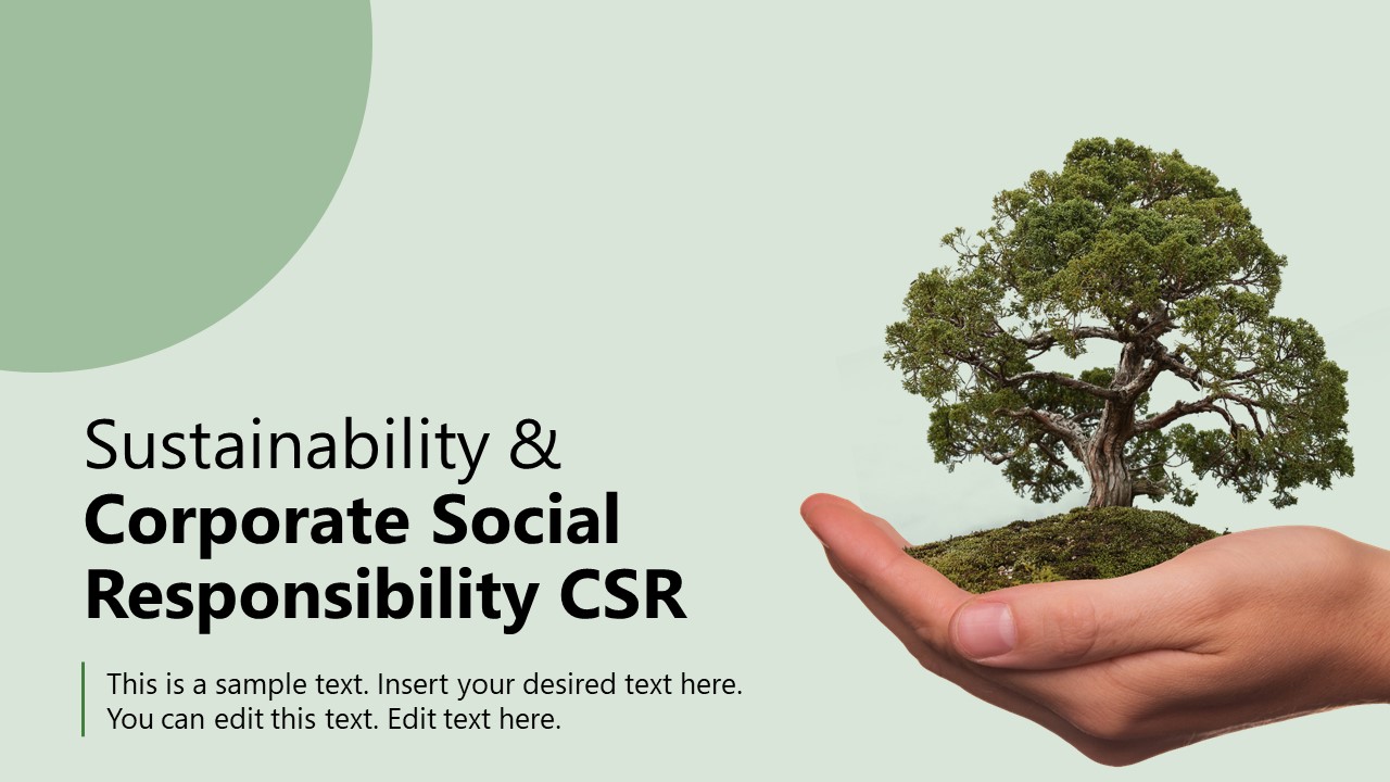 Corporate Social Responsibility CSR PowerPoint Slide 