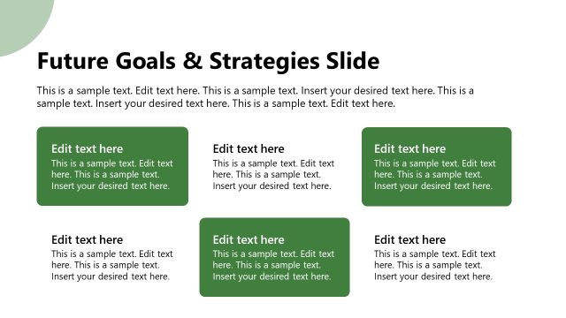 Future Goals & Strategies Slide for PowerPoint