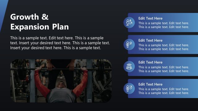 Growth & Expansion Plan PPT Template Slide