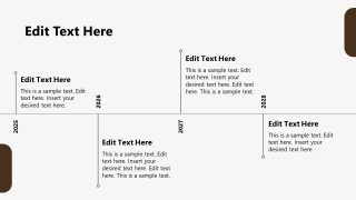 Archaeology Timeline Template PPT Slide 