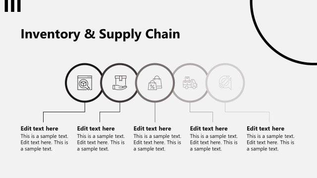 Inventory & Supply Chain Slide – Weekly Operations PPT Template