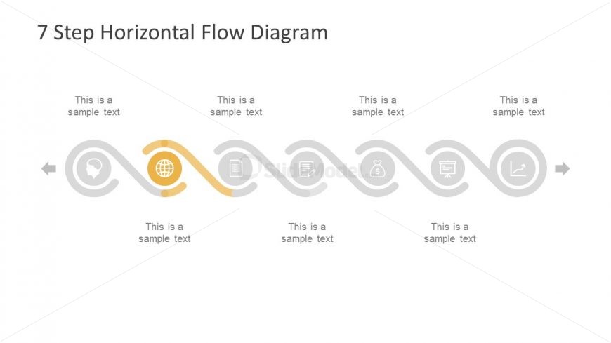 PowerPoint Timeline Globe Shape Design