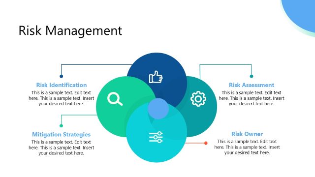 Four Circular Shapes Risk Management Template