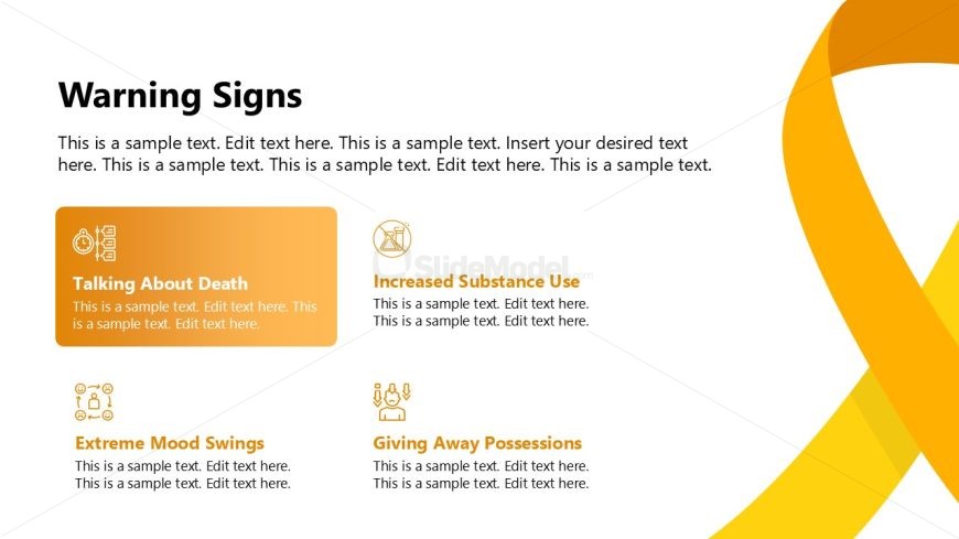 World Suicide Prevention Day Template for PowerPoint 