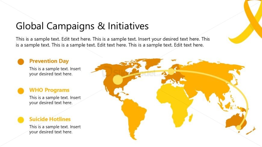 Creative World Suicide Prevention Day Slide 