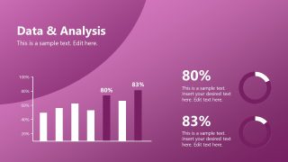 Data Driven Bar Chart Slide for Data Presentation