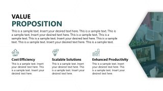 Creative Value Proposition Slide for Buisness Presentation Template