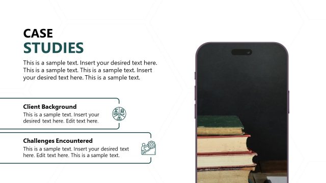 Case Studies Slide – Executive Professional Slide Deck