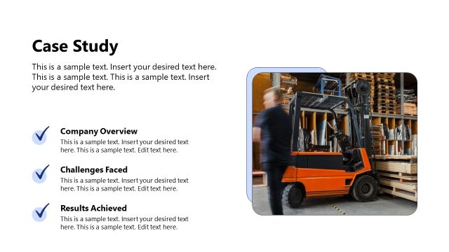 Case Study Slide – Inventory Management Template