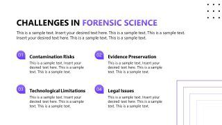 Forensic Science Template PPT Slide 