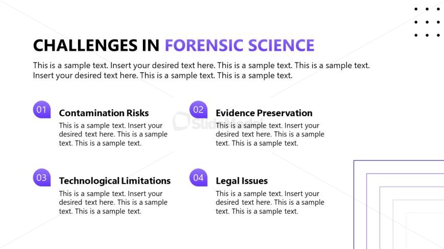 Forensic Science Template PPT Slide
