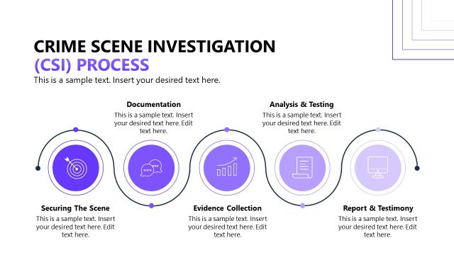 CSI Process Slide with Circular Diagrams