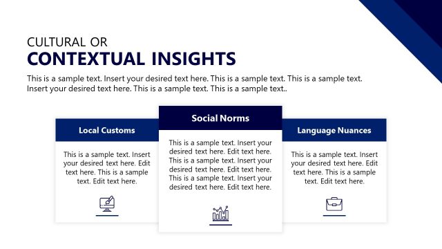Cultural or Contextual Insights Slide with Multiple Columns