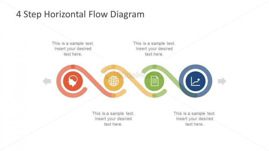 Timeline Diagram of Circular Icons