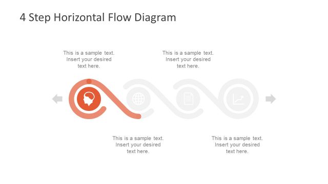 Horizontal Flow Timeline Template