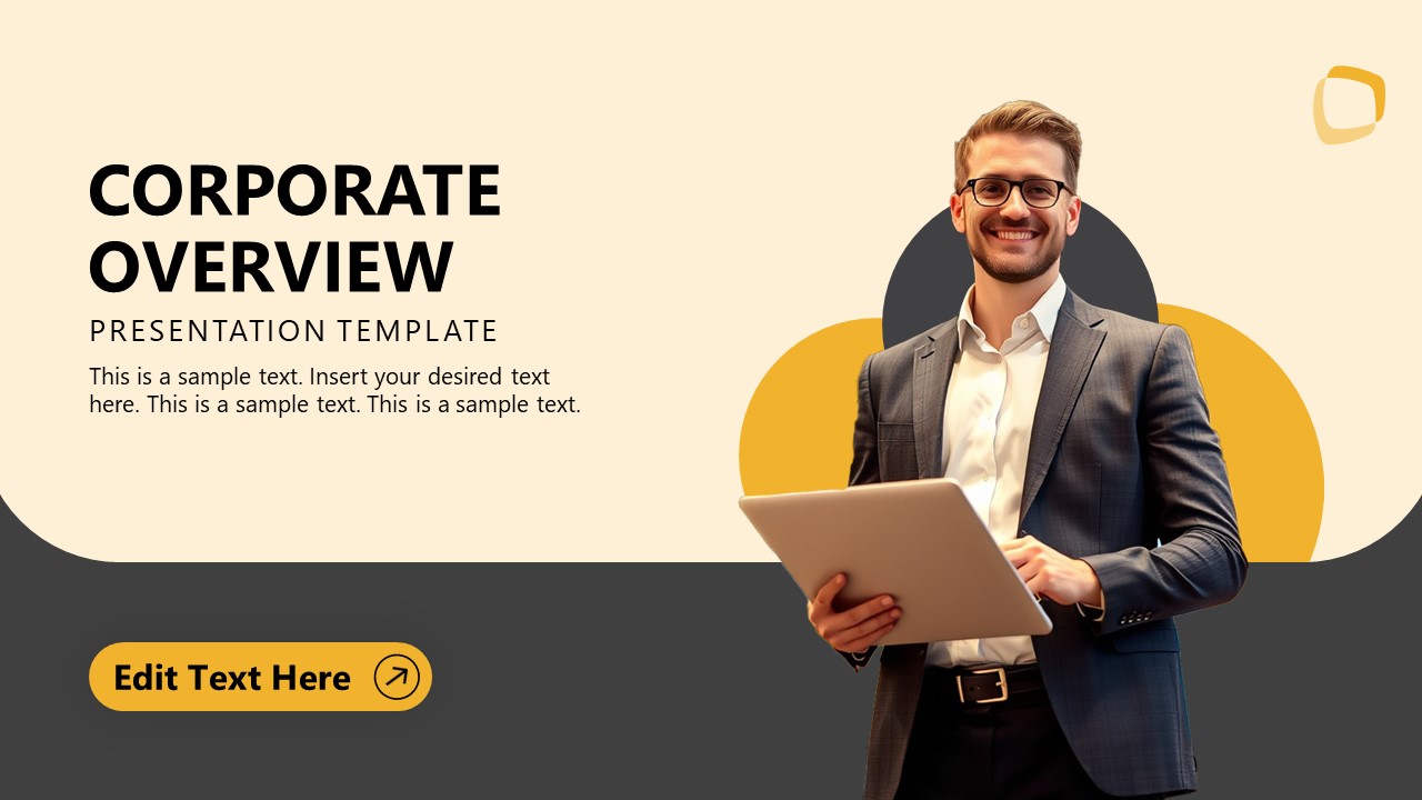 Editable Corporate Overview PPT Template