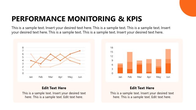 Performance Monitoring & KPIs Slide for PowerPoint