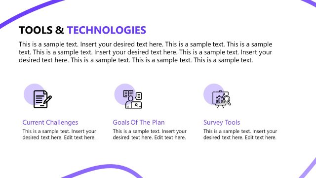 Tools & Technologies Presentation Slide