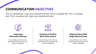 Editable Internal Communication Plan PPT Template 