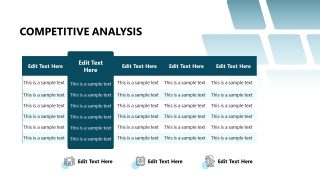 Competitive Analysis PPT Template Slide 