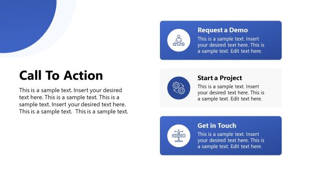 Slide for CTA – Company Profile Template Slide for Presentation