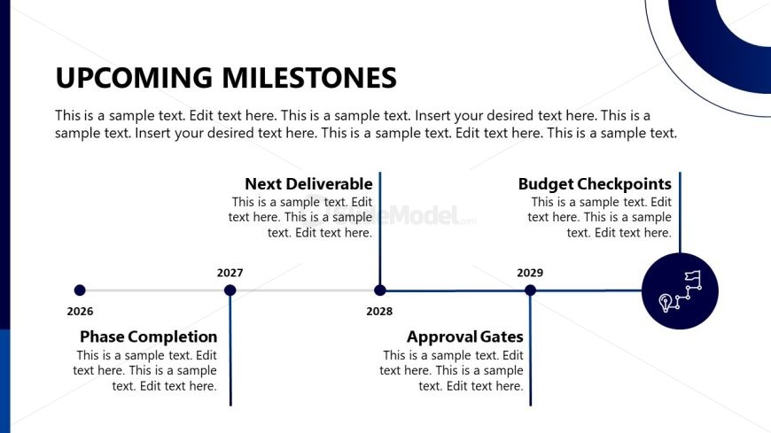 Project Status Slide for PowerPoint