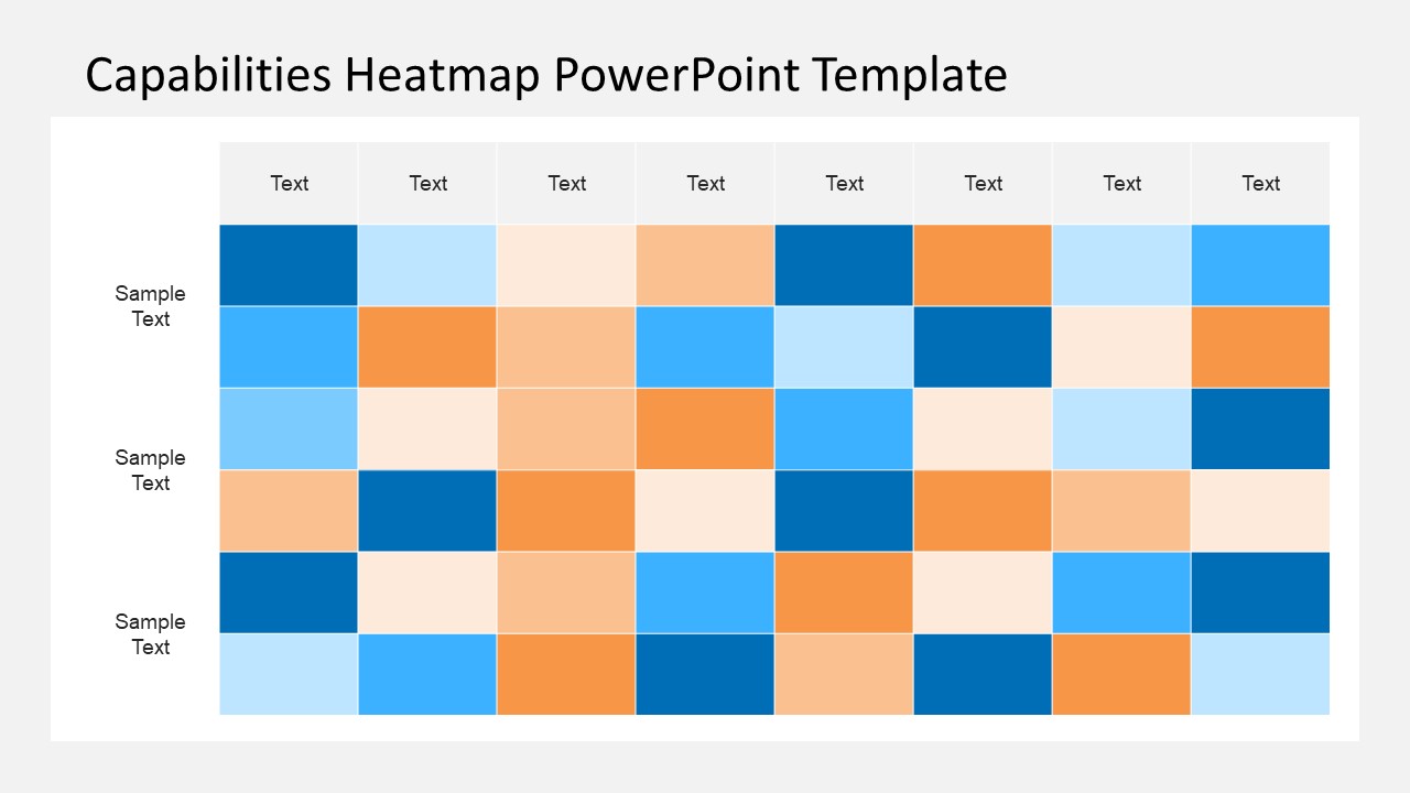 Heat Map Chart Powerpoint