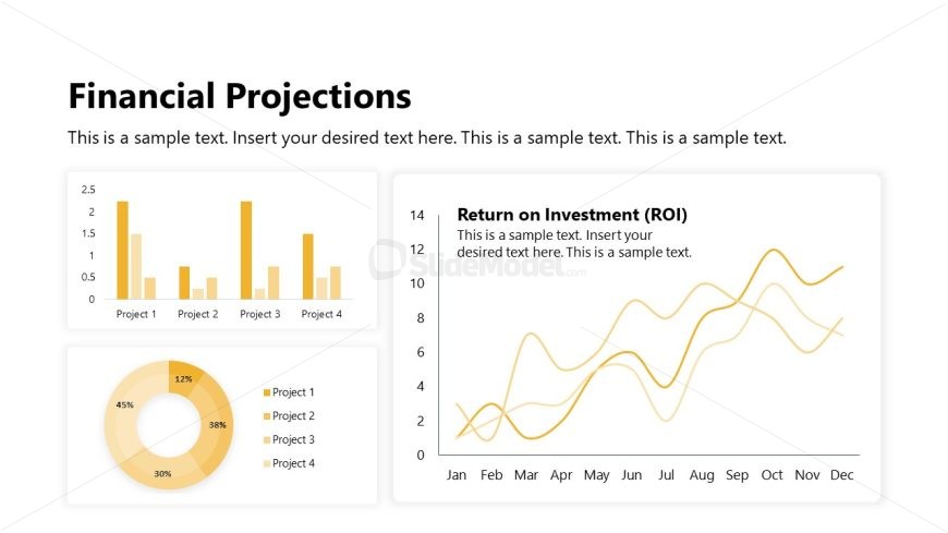 Slide with Bar Chart - Hotel Pitch Deck Template Slide