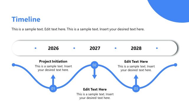 Customizable Timeline Slide – Quarterly Business Review Template