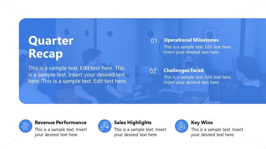 Customizable Quarterly Business Review PPT Template