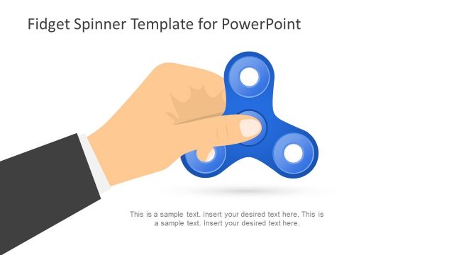 Visual Graphic PowerPoint Fidget Spinner