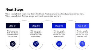 Client Transition Plan Slide for Next Steps 