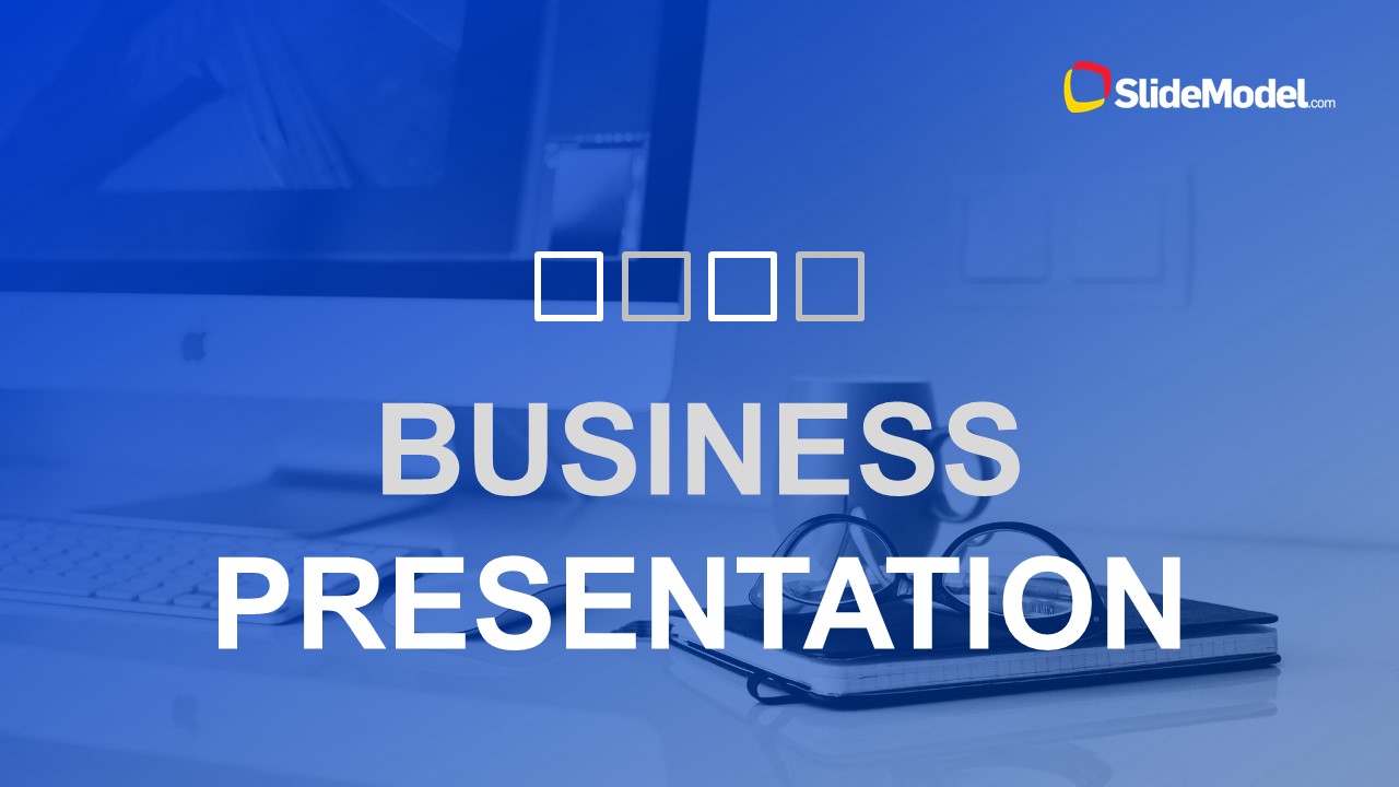 Clean Business Presentation Template for PowerPoint SlideModel