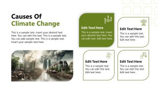 Climate Change Template for Presentation