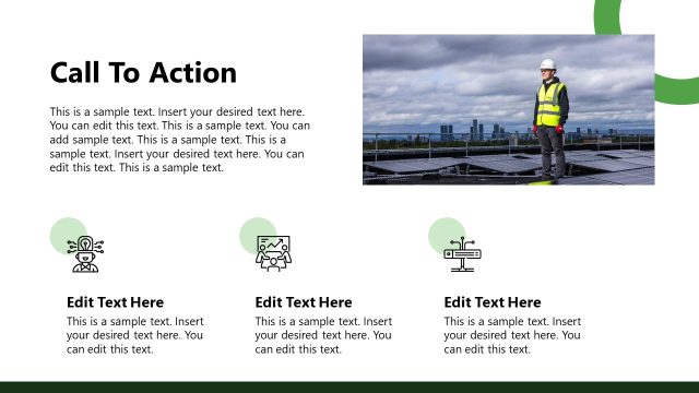 CTA Presentation Slide – Renewable Energy PPT Template