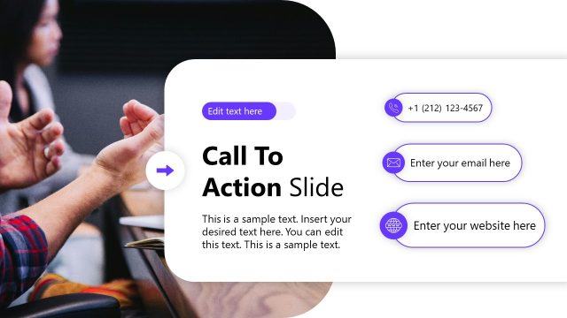 CTA Slide – Nonprofit Annual Report Presentation Template