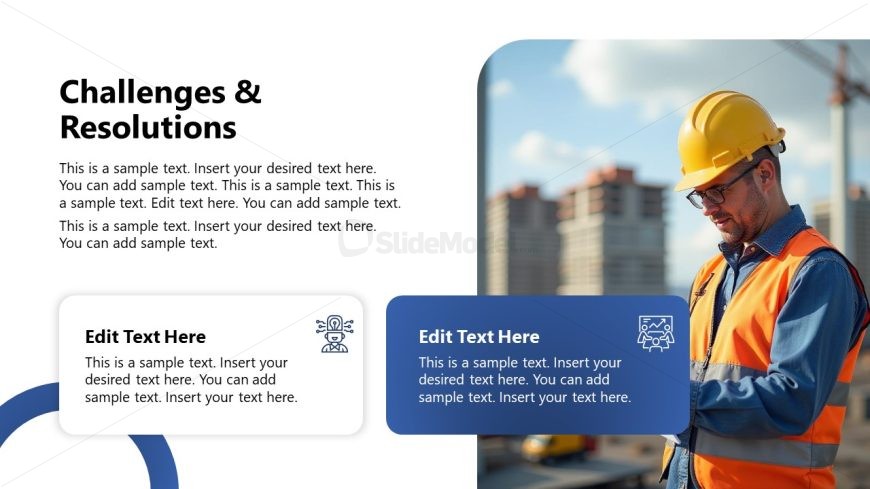 Post-Construction Template PPT Slide