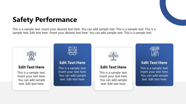 Safety Performance Presentation Template Slide