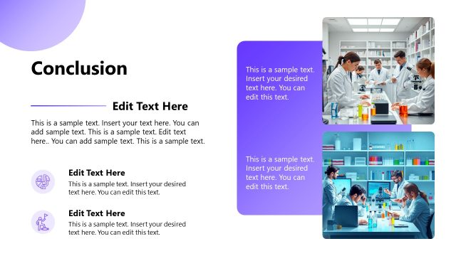 Conclusion Slide – Medical Research Template